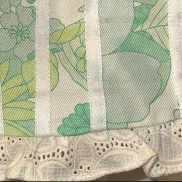 For Love & Lemons Peyton Floral Eyelet Lace Trim Structured Bustier Top Small - Picture 7 of 12